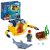 LEGO City Ocean Mini-Submarine 60263, Underwater Playset, Featuring a Toy Submarine, Pirate Treasure Chest, Hammerhead Shark Figure and a Pilot Minifigure, Great Gift for Kids (41 Pieces)