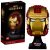 LEGO Marvel Avengers Iron Man Helmet 76165; Brick Iron Man-Mask for-Adults to Build and Display, Creative Challenge for Marvel Fans (480 Pieces)