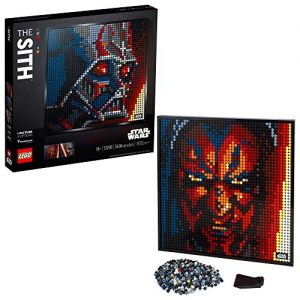 LEGO Art Star Wars The Sith 31200 Creative Sith Lord Building Kit; an Elegant Piece for Adults who Love Mindful Art Projects or The Dark Lords of The Sith (3,395 Pieces)