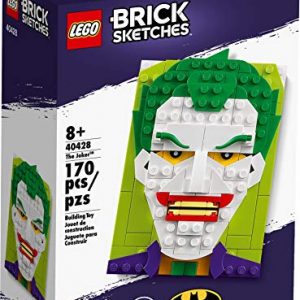 Lego Brick Sketches: The Joker – 170 Piece Building Set – Lego, #40428, Ages 8+