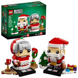 LEGO BrickHeadz Mr. & Mrs. Claus 40274 Building Kit (341 Pieces) (Discontinued by Manufacturer)