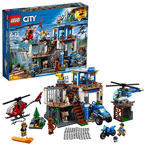 LEGO City Mountain Police Headquarters 60174 Building Kit (663 Pieces) (Discontinued by Manufacturer)