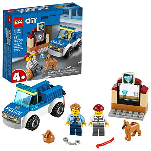 LEGO City Police Dog Unit 60241 Police Toy, Cool Building Set for Kids (67 Pieces)