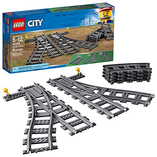 LEGO City Switch Tracks 60238 Building Kit (6 Piece)