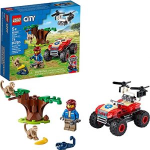 LEGO City Wildlife Rescue ATV 60300 Building Kit; Fun Wildlife Playset; Top Toy for Kids; New 2021 (74 Pieces)