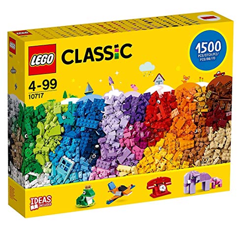 LEGO Classic 10717 Bricks Bricks Bricks 1500 Piece Set – Encourages Creativity in all Ages – Ideal for Creators of all Ages – Brick Separator Included