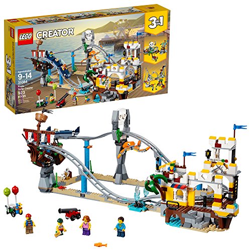 LEGO Creator 3in1 Pirate Roller Coaster 31084 Building Kit (923 Pieces) (Discontinued by Manufacturer)