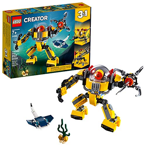 LEGO Creator 3in1 Underwater Robot 31090 Building Kit (207 Pieces)