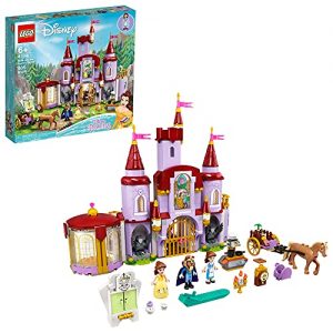 LEGO Disney Belle and The Beast?s Castle 43196 Building Kit; an Iconic Castle Construction Toy for Creative Fun; New 2021 (505 Pieces)
