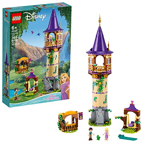 LEGO Disney Rapunzel?s Tower 43187 Building Kit for Kids; A Great Birthday for Disney Princess Fans; Ideal for Kids who Like Rapunzel, Flynn Rider and Pascal, New 2020 (369 Pieces)