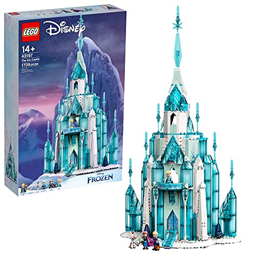 LEGO Disney The Ice Castle 43197 Building Toy Kit; A Gift That Inspires Independent Princess Play; New 2021 (1,709 Pieces)