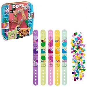 LEGO DOTS Bracelet Mega Pack 41913 DIY Creative Craft Bracelet Making Kit for Kids Who Love Arts and Crafts, Custom Friendship Bracelets Make a Great Birthday Gift (300 Pieces)