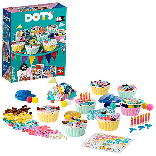 LEGO DOTS Creative Party Kit 41926 DIY Craft Decorations Kit; Makes a Perfect Play Activity for Kids, New 2021 (622 Pieces)