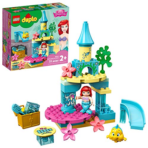 LEGO DUPLO Disney Ariel’s Undersea Castle 10922 Imaginative Building Toy for Kids; Ariel and Flounder?s Princess Castle Playset Under The Sea (35 Pieces)
