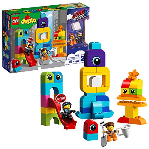 THE LEGO MOVIE 2 Emmet and Lucy?s Visitors from the DUPLO Planet 10895 Building Bricks (53 Piece)