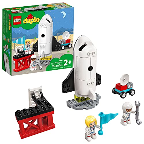 LEGO DUPLO Town Space Shuttle Mission 10944 Building Toy; Space Shuttle Creative Learning Playset, New 2021 (23 Pieces)