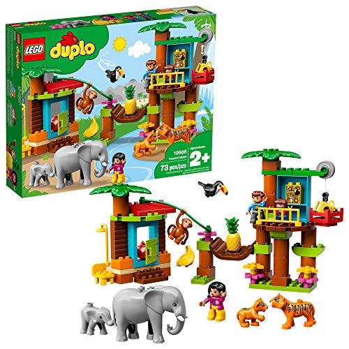 LEGO DUPLO Town Tropical Island 10906 Exclusive Building Bricks (73 Pieces)