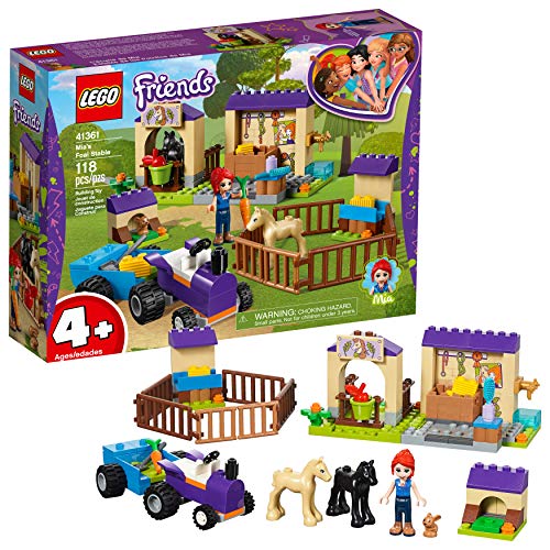 LEGO Friends 4+ Mia’s Foal Stable 41361 Building Kit (118 Pieces)