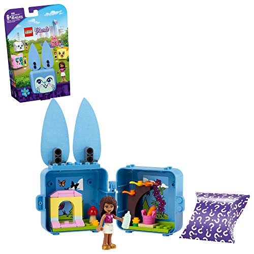 LEGO Friends Andrea?s Bunny Cube 41666 Building Kit; Rabbit Toy for Kids with an Andrea Mini-Doll Toy; Bunny Toy Makes a Creative Gift for Kids Who Love Portable Playsets, New 2021 (45 Pieces)