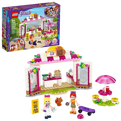 LEGO Friends Heartlake City Park Caf? 41426 Building Toy, Outdoor Caf? Set Inspires Role Play and Includes 2 Buildable Mini-Doll Figures, Great Gift for Kids Who Love Food Play (224 Pieces)