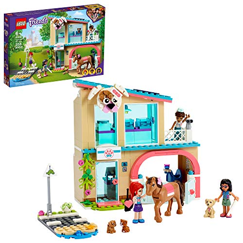 LEGO Friends Heartlake City Vet Clinic 41446 Building Kit; Animal Rescue Toy Makes a Great-Value Christmas, Holiday or Birthday Gift for Kids Who Love Vet Clinic Pretend Play, New 2021 (258 Pieces)
