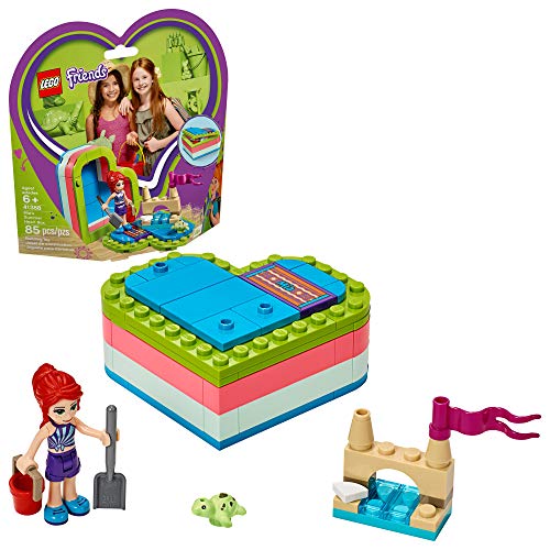 LEGO Friends Mia?s Summer Heart Box 41388 Building Kit, New 2019 (85 Pieces)