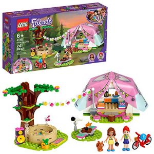 LEGO Friends Nature Glamping 41392 Building Kit; Includes Friends Mia, a Mini-Doll Tent and a Toy Bicycle (241 Pieces)