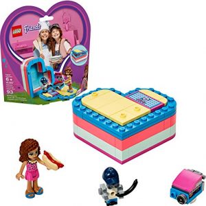 LEGO Friends Olivia?s Summer Heart Box 41387 Building Kit, New 2019 (93 Pieces)