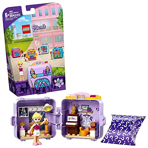 LEGO Friends Stephanie’s Ballet Cube 41670 Building Kit; Portable Playset is Great Gift for Kids 6 Years Old and Up; Includes a Mini-Doll Toy and a Rabbit Toy; New 2021 (60 Pieces)
