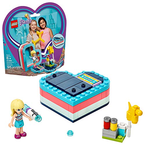 LEGO Friends Stephanie?s Summer Heart Box 41386 Building Kit, New 2019 (95 Pieces)