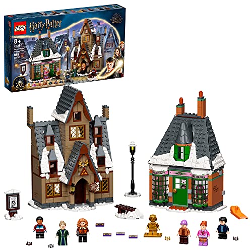 LEGO Harry Potter Hogsmeade Village Visit 76388 Building Kit with Honeydukes Store and The Three Broomsticks Pub; New 2021 (851 Pieces)