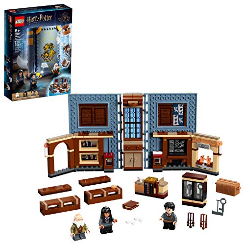 LEGO Harry Potter Hogwarts Moment: Charms Class 76385 Professor Flitwick?s Class in a Brick-Built Book Playset, New 2021 (255 Pieces)