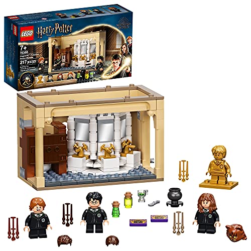 LEGO Harry Potter Hogwarts: Polyjuice Potion Mistake 76386 Bathroom Building Kit with Minifigure Transformations; New 2021 (217 Pieces)