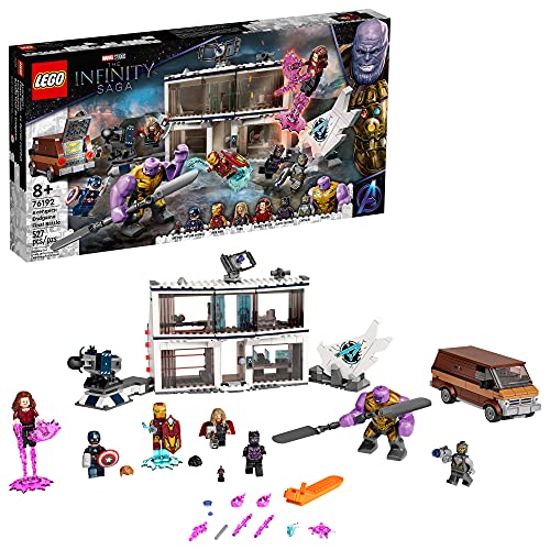 LEGO Marvel Avengers: Endgame Final Battle 76192 Collectible Building Kit; Battle Scene at The Avengers? Compound; New 2021 (527 Pieces)