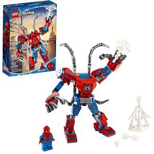 LEGO Marvel Spider-Man: Spider-Man Mech 76146 Kids’ Superhero Building Toy, Playset with Mech and Minifigure (152 Pieces)
