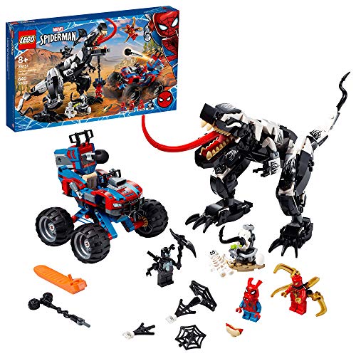 LEGO Marvel Spider-Man Venomosaurus Ambush 76151 Building Toy with Superhero Minifigures; Popular Holiday and Birthday Present for Kids who Love Spider-Man Construction Toys (640 Pieces)