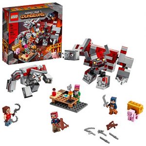 LEGO Minecraft The Redstone Battle 21163 Cool Minecraft Set for Kids Aged 8 and Up, Great Birthday Gift for Minecraft Players and Fans of Monsters, Dungeons and Battle Action (504 Pieces)