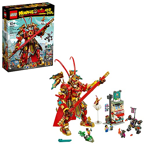 LEGO Monkie Kid: Monkey King Warrior Mech 80012 Toy Building Kit (1,629 Pieces)
