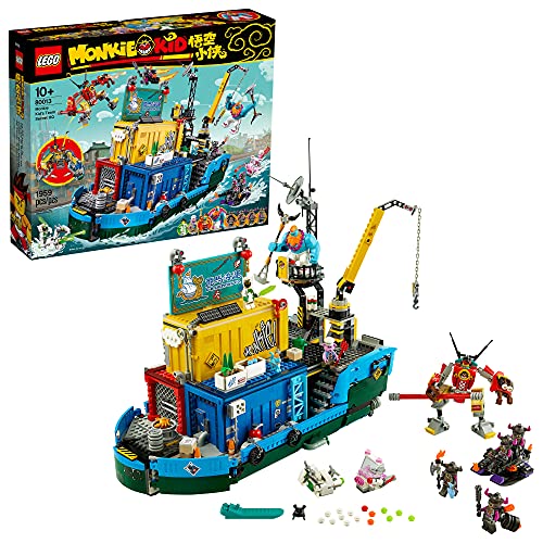 LEGO Monkie Kid: Monkie Kid?s Team Secret HQ 80013 Building Kit (1,959 Pieces)
