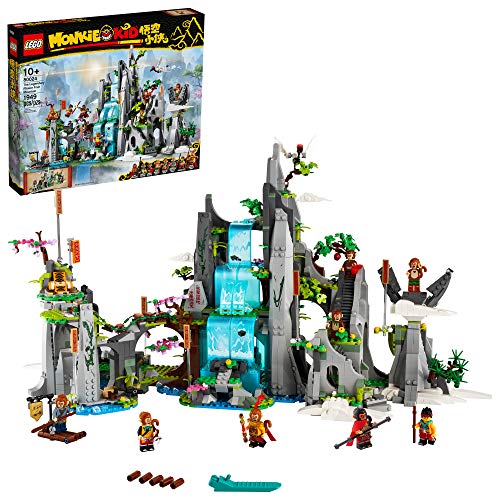 LEGO Monkie Kid The Legendary Flower Fruit Mountain 80024 Awesome Toy Building Kit (1,949 Pieces) Amazon Exclusive