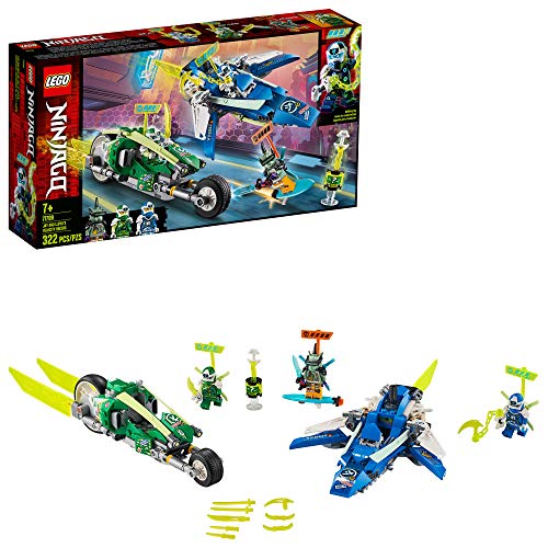 LEGO NINJAGO Jay and Lloyd?s Velocity Racers 71709 Building Kit for Kids and Hot Toys (322 Pieces)