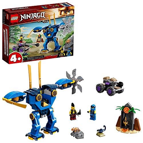 LEGO NINJAGO Legacy Jay?s Electro Mech 71740 Ninja Toy Building Kit Featuring Collectible Minifigures; Great Gift for Kids Aged 4 and Up Who Love Imaginative Toys, New 2021 (106 Pieces)