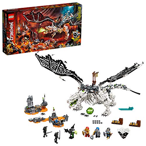 LEGO NINJAGO Skull Sorcerer?s Dragon 71721 NINJAGO Dragon Set Featuring Warrior Toy Figures (1,016 Pieces)
