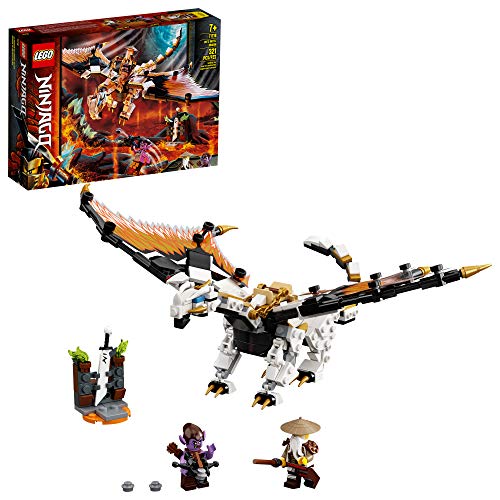 LEGO NINJAGO Wu?s Battle Dragon 71718 Ninja Battle Set Building Kit Featuring Buildable Figures (321 Pieces)