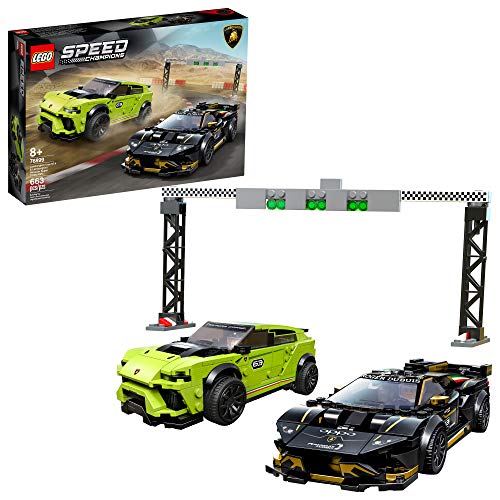 LEGO Speed Champions Lamborghini Urus ST-X and Lamborghini Hurac?n Super Trofeo EVO 76899 Building Kit (659 Pieces)