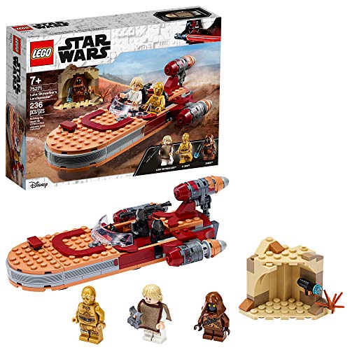 LEGO Star Wars: A New Hope Luke Skywalker’s Landspeeder 75271 Building Kit, Collectible Star Wars Set (236 Pieces)