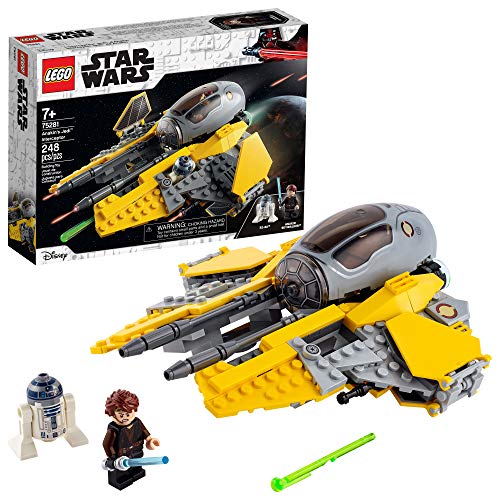 LEGO Star Wars Anakin?s Jedi Interceptor 75281 Building Toy for Kids, Anakin Skywalker Set to Role-Play Star Wars: Revenge of The Sith and Star Wars: The Clone Wars Action (248 Pieces)