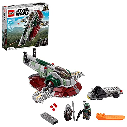LEGO Star Wars Boba Fett?s Starship 75312 Fun Toy Building Kit; Awesome Gift Idea for Kids; New 2021 (593 Pieces)