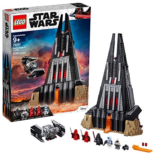 LEGO Star Wars Darth Vader’s Castle 75251 Building Kit Includes TIE Fighter, Darth Vader Minifigures, Bacta Tank and More (1,060 Pieces) – (Amazon Exclusive)