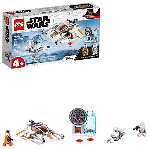 LEGO Star Wars Snowspeeder 75268 Starship Toy Building Kit; Building Toy for Preschool Children Ages 4+ (91 Pieces)